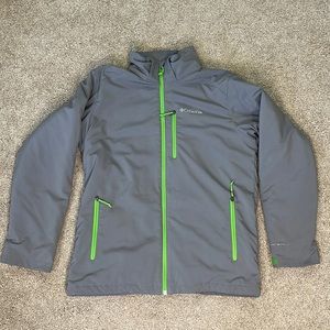 Men's Columbia Gray Coat w/Hood